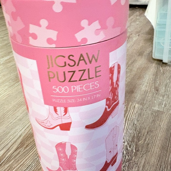 Other - NEW “HOWDY COWGIRL” Pink Jigsaw Puzzle 500 Pieces